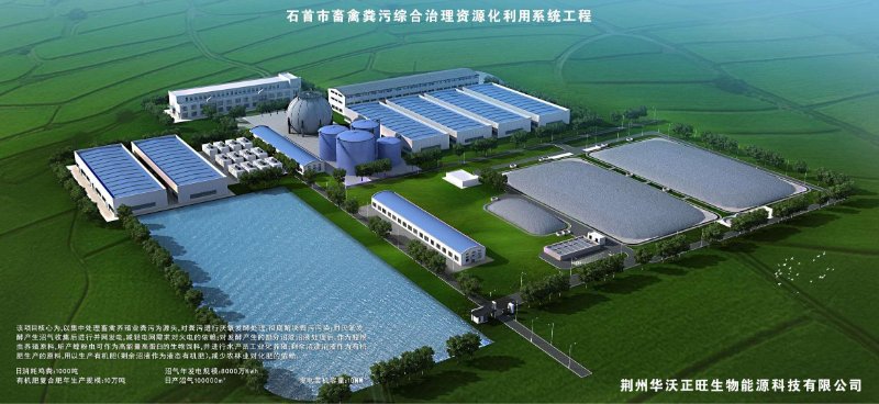 石首市10MW畜禽粪污资源化利用工程；年发电规模：8000万kWh（1）